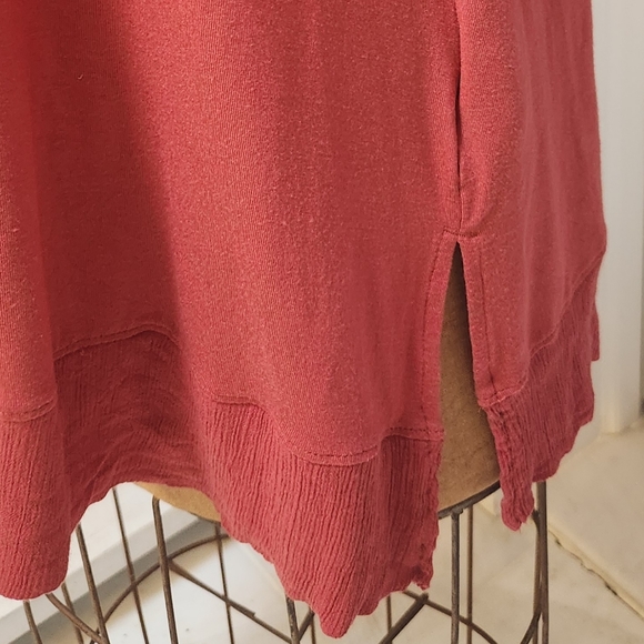 SOFT SURROUNDINGS 3/4 Sleeve Pumpkin Top EUC - Picture 4 of 5